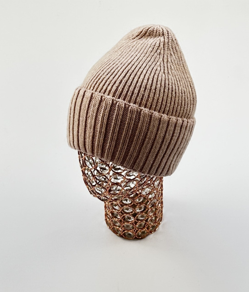 Шапка Ева Орион (пудра)